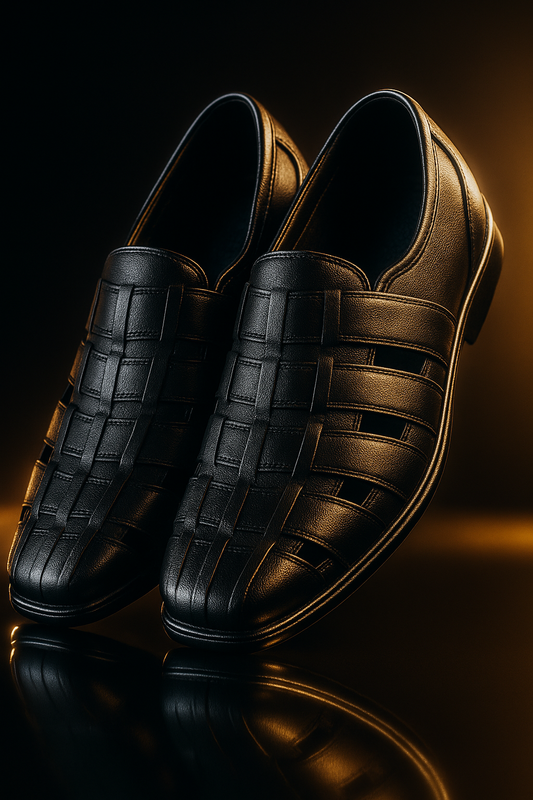 Durable Casual Sandals for Men in Black – Lightweight & Trendy