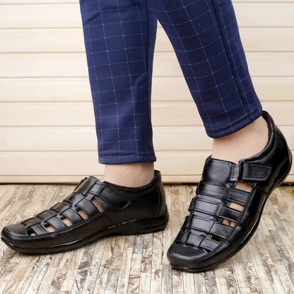 Durable Casual Sandals for Men in Black – Lightweight & Trendy